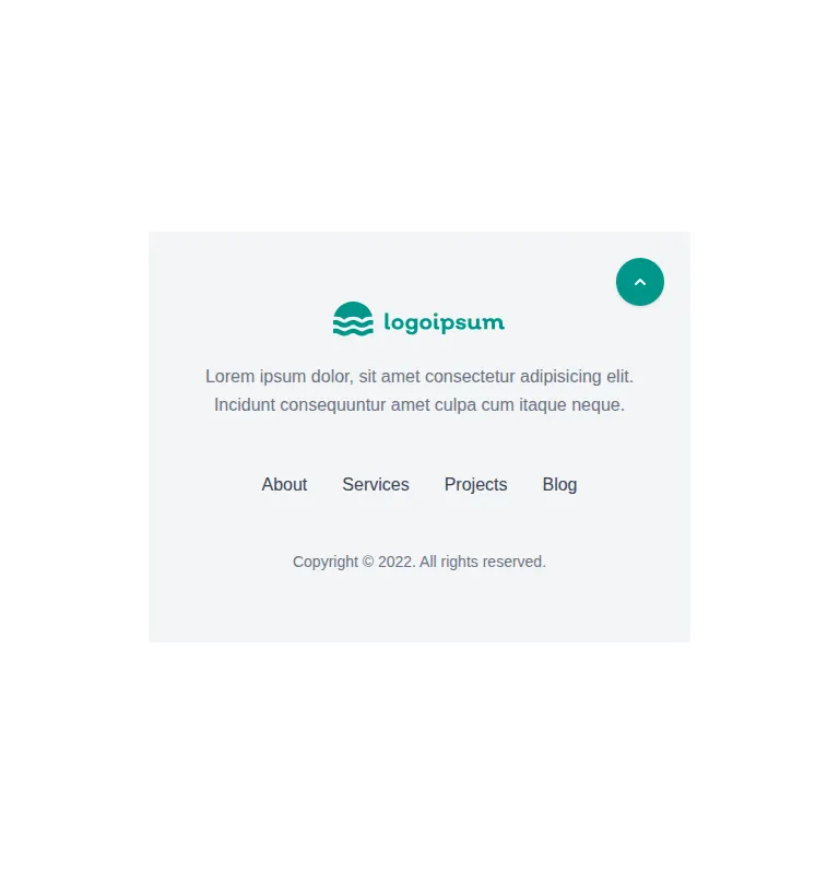 Harness screenshot of hyperui-footers-9 at 768 pixels wide