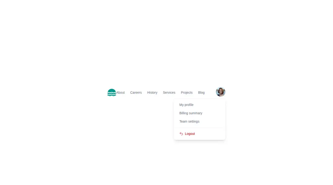 Harness screenshot of hyperui-headers-4 at 1440 pixels wide