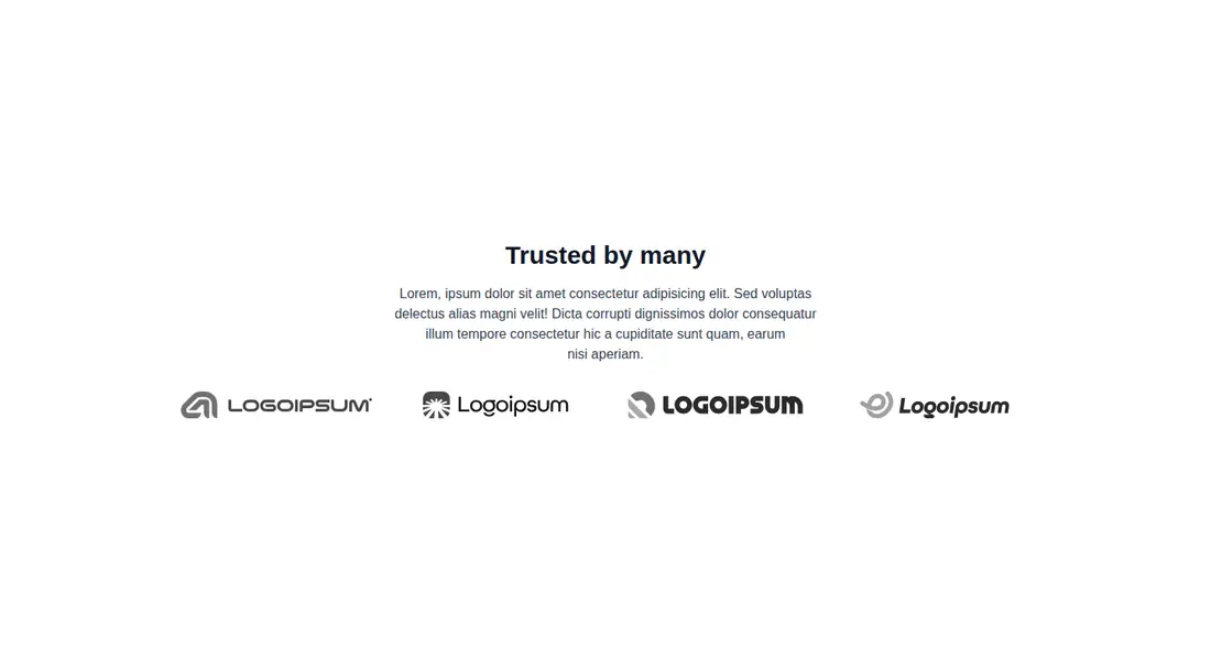 Harness screenshot of hyperui-logo-wall-2 at 1440 pixels wide