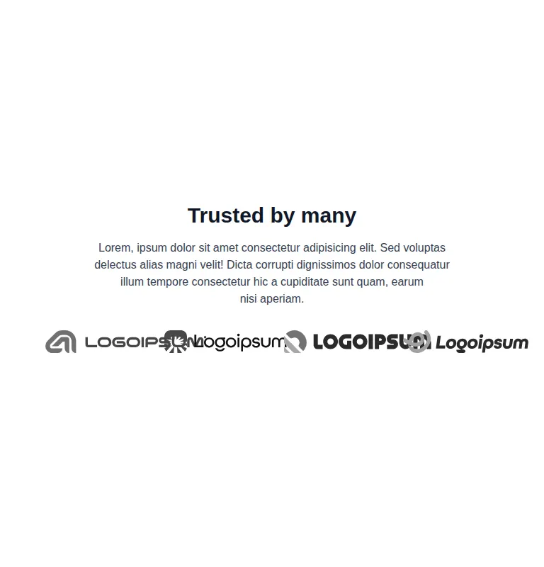 Harness screenshot of hyperui-logo-wall-2 at 768 pixels wide