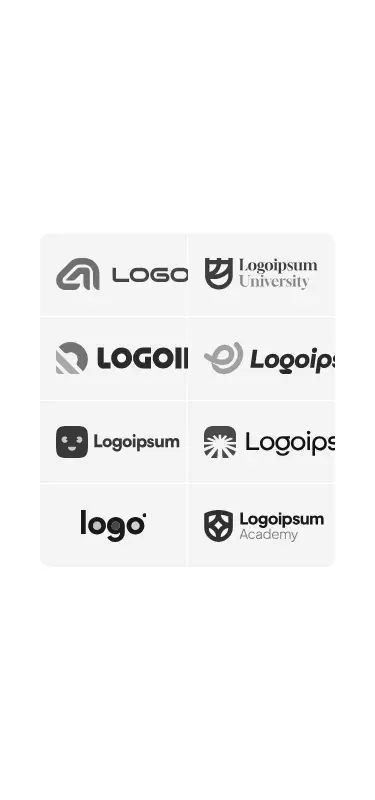 Harness screenshot of hyperui-logo-wall-4 at 375 pixels wide