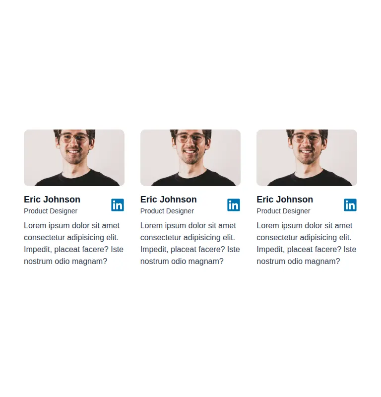 Harness screenshot of hyperui-team-2 at 768 pixels wide