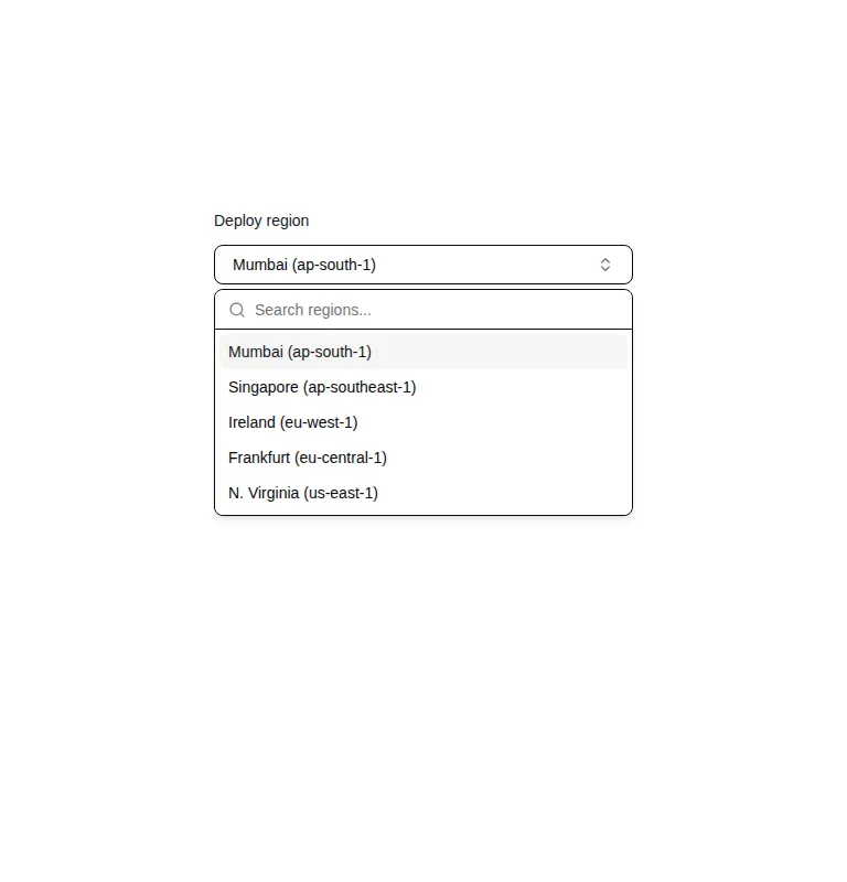 Harness screenshot of kibo-combobox at 768 pixels wide