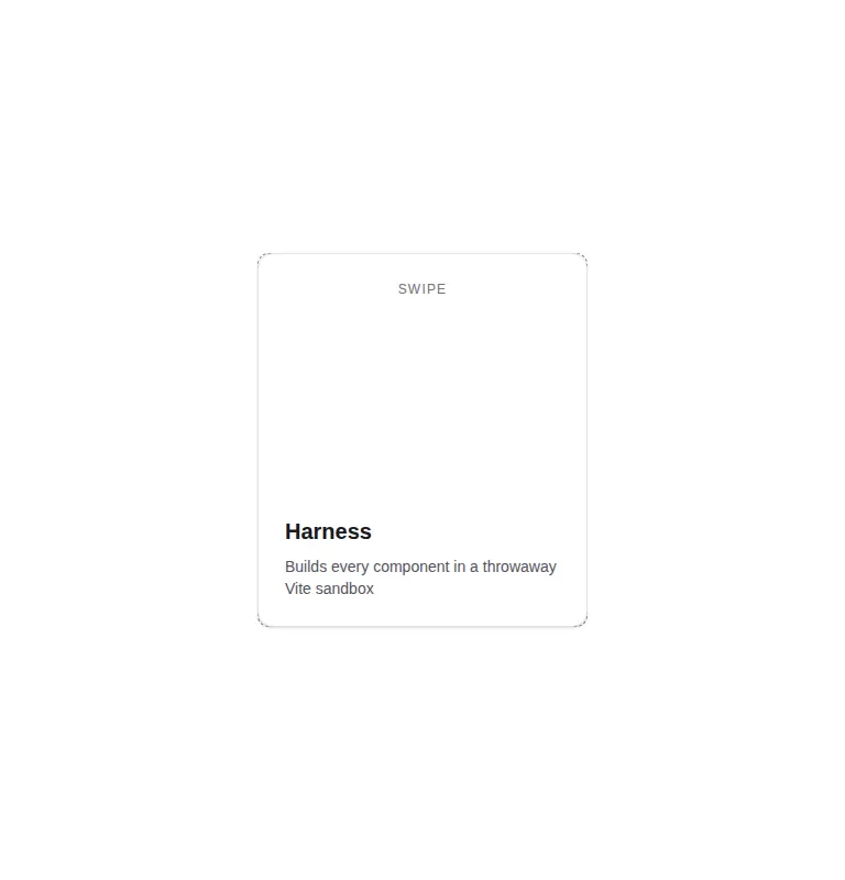 Harness screenshot of kibo-deck at 768 pixels wide