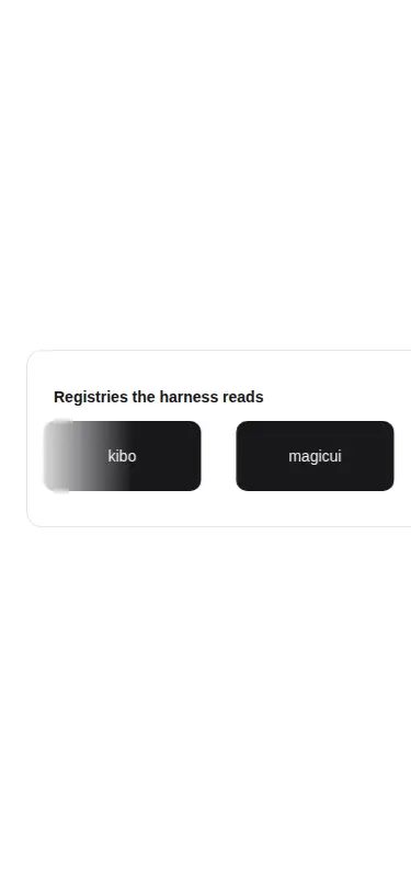 Harness screenshot of kibo-marquee at 375 pixels wide