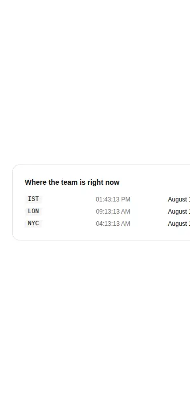 Harness screenshot of kibo-relative-time at 375 pixels wide