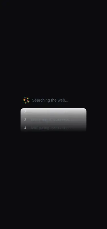 Harness screenshot of kokonut-ai-loading at 375 pixels wide