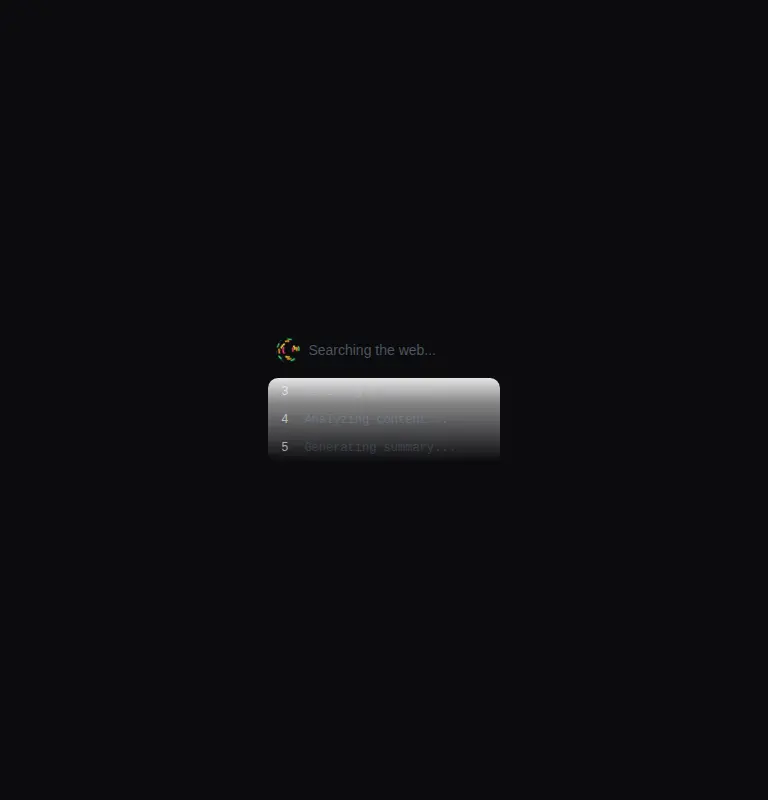 Harness screenshot of kokonut-ai-loading at 768 pixels wide