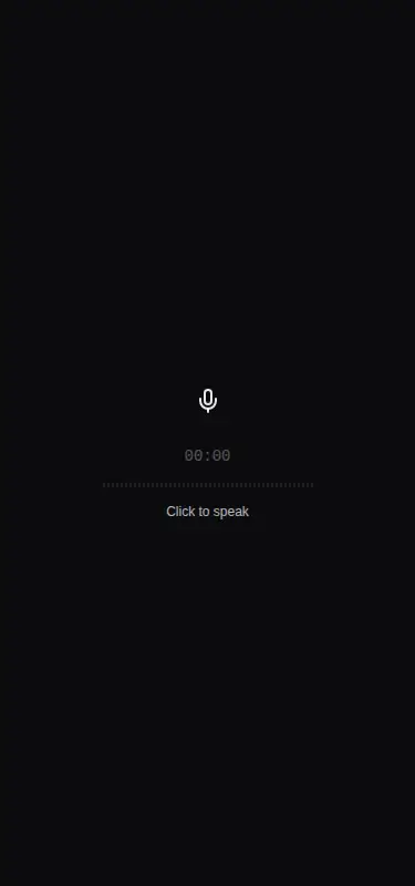 Harness screenshot of kokonut-ai-voice at 375 pixels wide