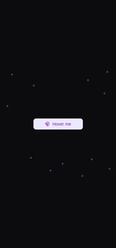 Harness screenshot of kokonut-attract-button at 375 pixels wide