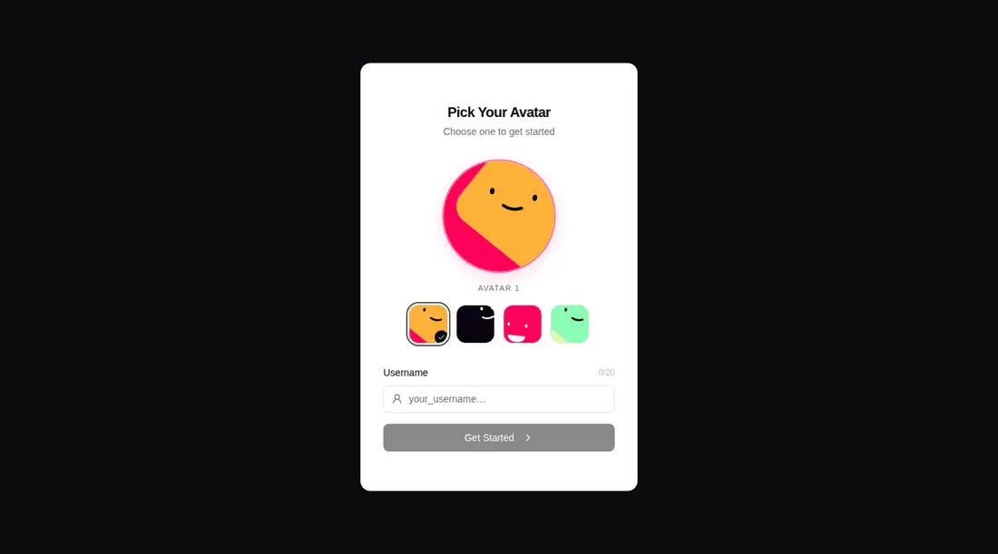 Harness screenshot of kokonut-avatar-picker at 1440 pixels wide