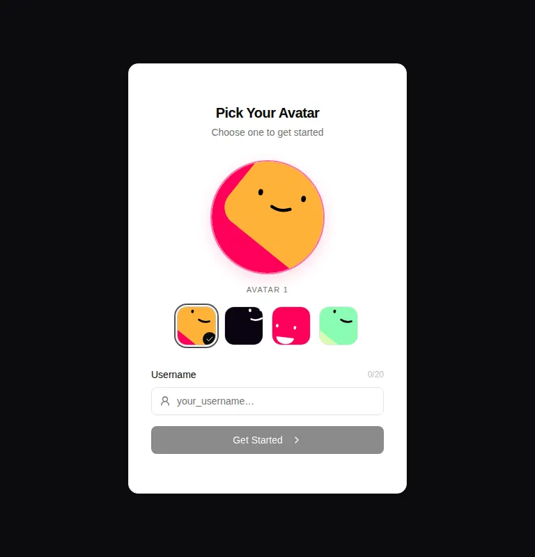 Harness screenshot of kokonut-avatar-picker at 768 pixels wide