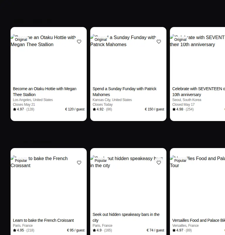 Harness screenshot of kokonut-carousel-cards at 768 pixels wide