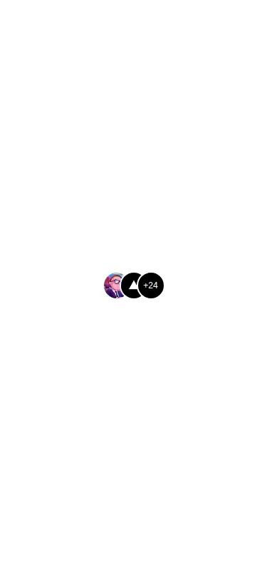 Harness screenshot of magicui-avatar-circles at 375 pixels wide