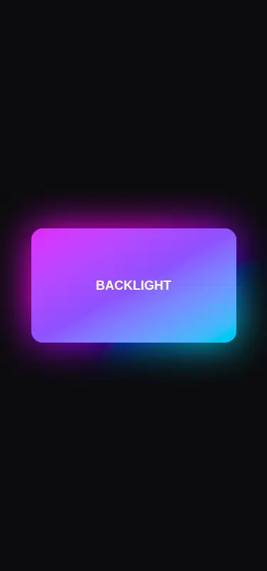 Harness screenshot of magicui-backlight at 375 pixels wide