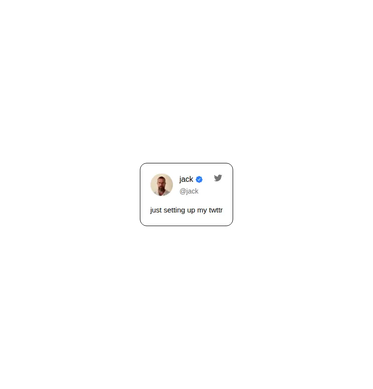 Harness screenshot of magicui-client-tweet-card at 768 pixels wide