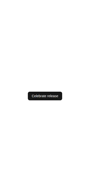 Harness screenshot of magicui-confetti at 375 pixels wide