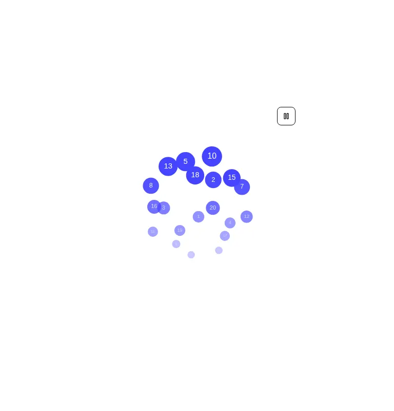 Harness screenshot of magicui-icon-cloud at 768 pixels wide