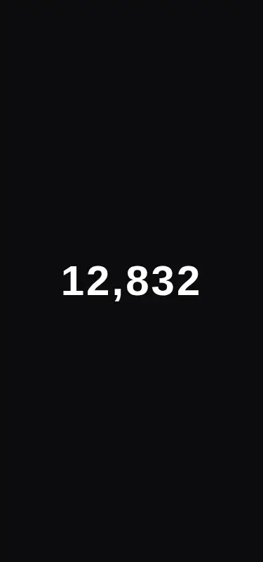 Harness screenshot of magicui-number-ticker at 375 pixels wide