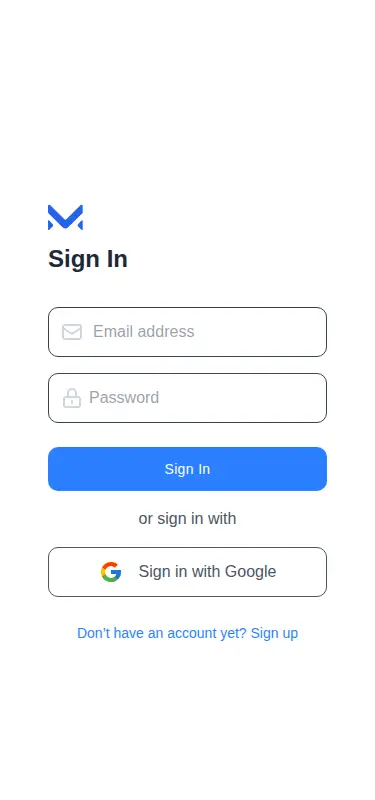 Harness screenshot of meraki-auth-sign-in-page at 375 pixels wide
