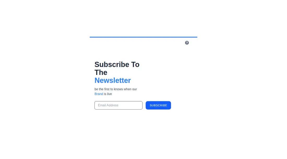 Harness screenshot of meraki-hero-newsletter-form at 1440 pixels wide