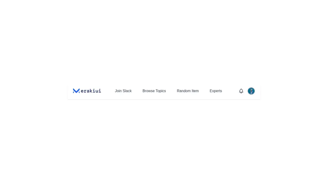 Harness screenshot of meraki-navbar-avatar at 1440 pixels wide