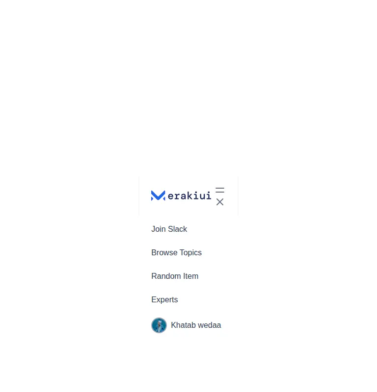 Harness screenshot of meraki-navbar-avatar at 768 pixels wide