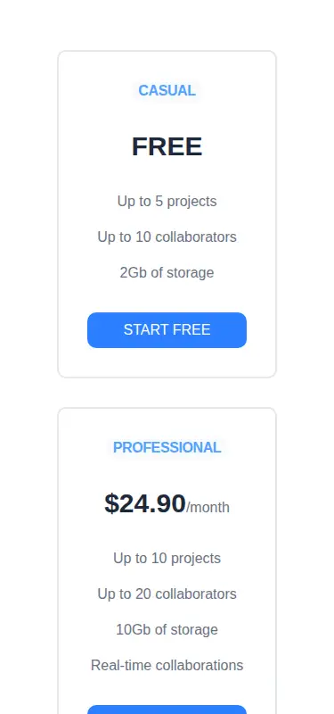Harness screenshot of meraki-pricing-centered at 375 pixels wide