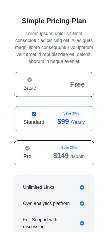 Harness screenshot of meraki-pricing-checkbox-with-details at 375 pixels wide