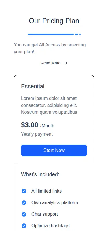 Harness screenshot of meraki-pricing-side-by-side at 375 pixels wide