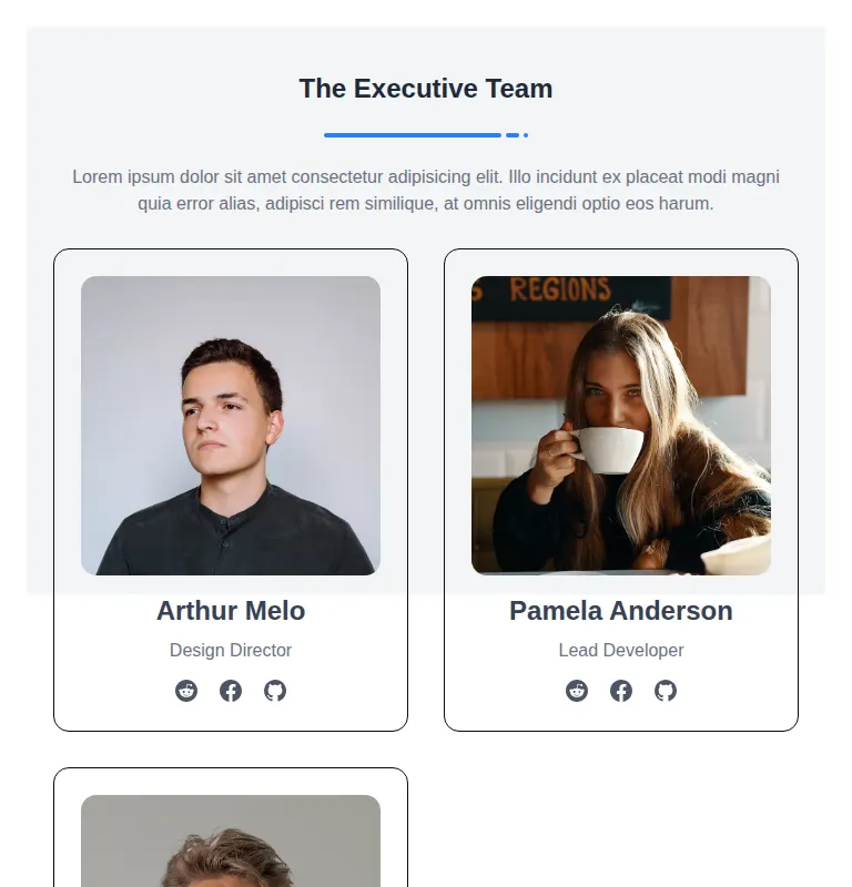 Harness screenshot of meraki-team-background at 768 pixels wide