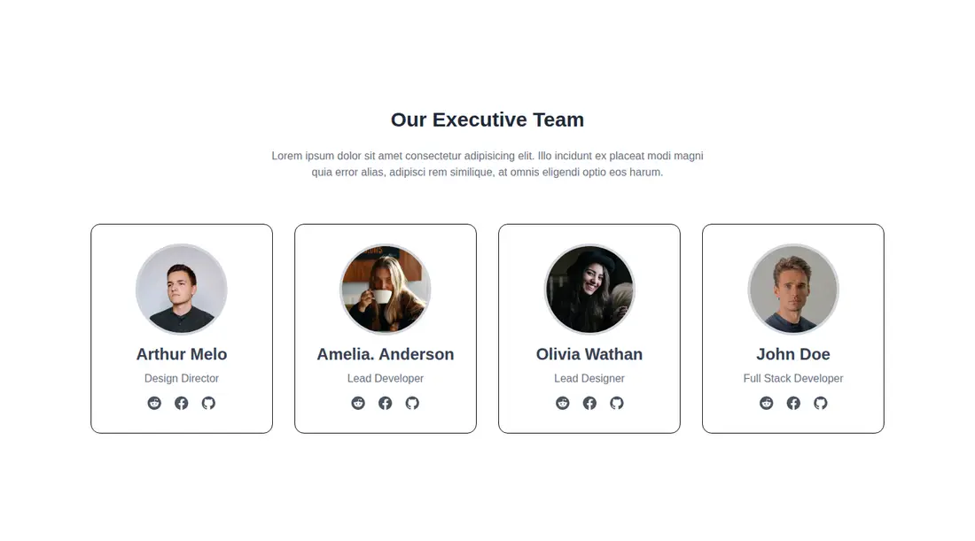 Harness screenshot of meraki-team-cards at 1440 pixels wide