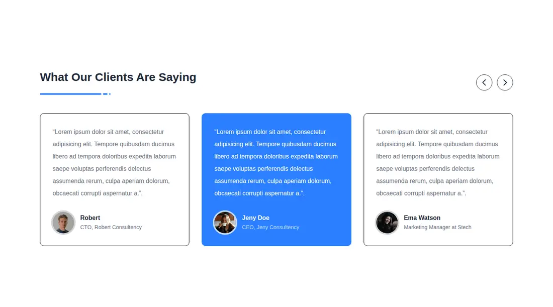 Harness screenshot of meraki-testimonials-card at 1440 pixels wide