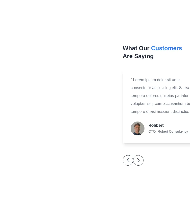 Harness screenshot of meraki-testimonials-full-page-cards at 768 pixels wide