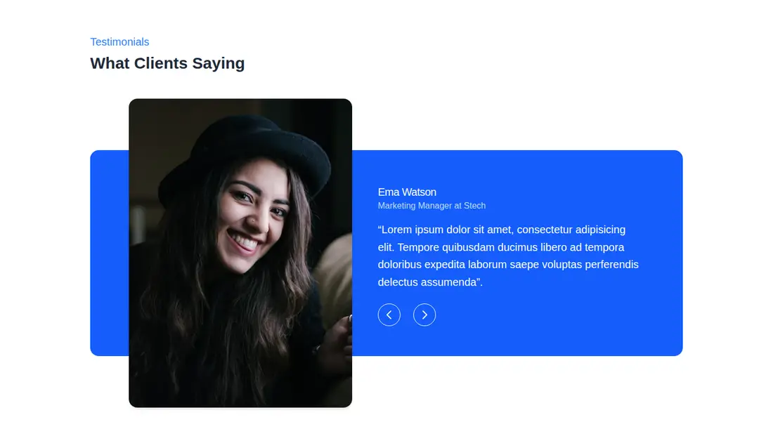 Harness screenshot of meraki-testimonials-single2 at 1440 pixels wide