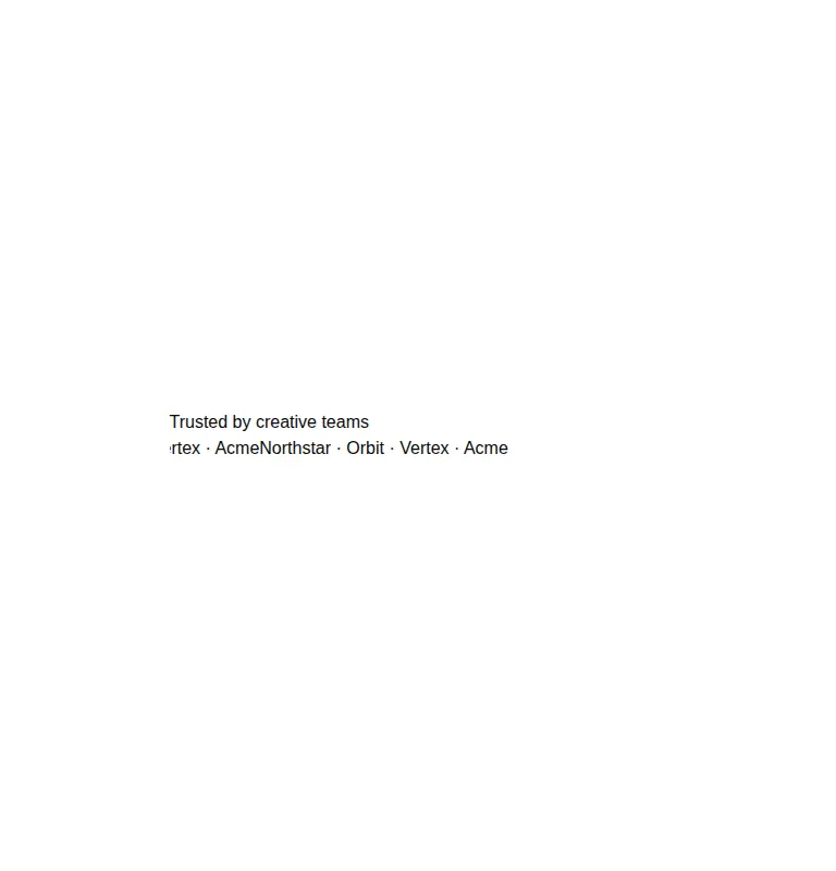 Harness screenshot of motion-primitives-infinite-slider at 768 pixels wide