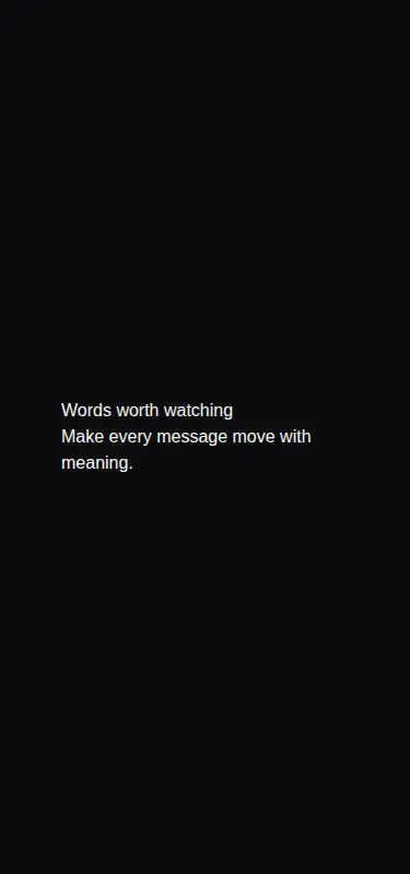 Harness screenshot of motion-primitives-text-effect at 375 pixels wide