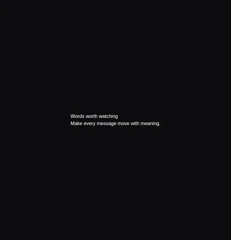 Harness screenshot of motion-primitives-text-effect at 768 pixels wide