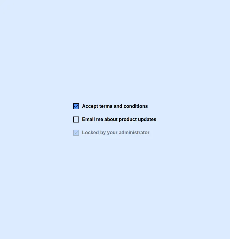 Harness screenshot of neobrutalism-checkbox at 768 pixels wide