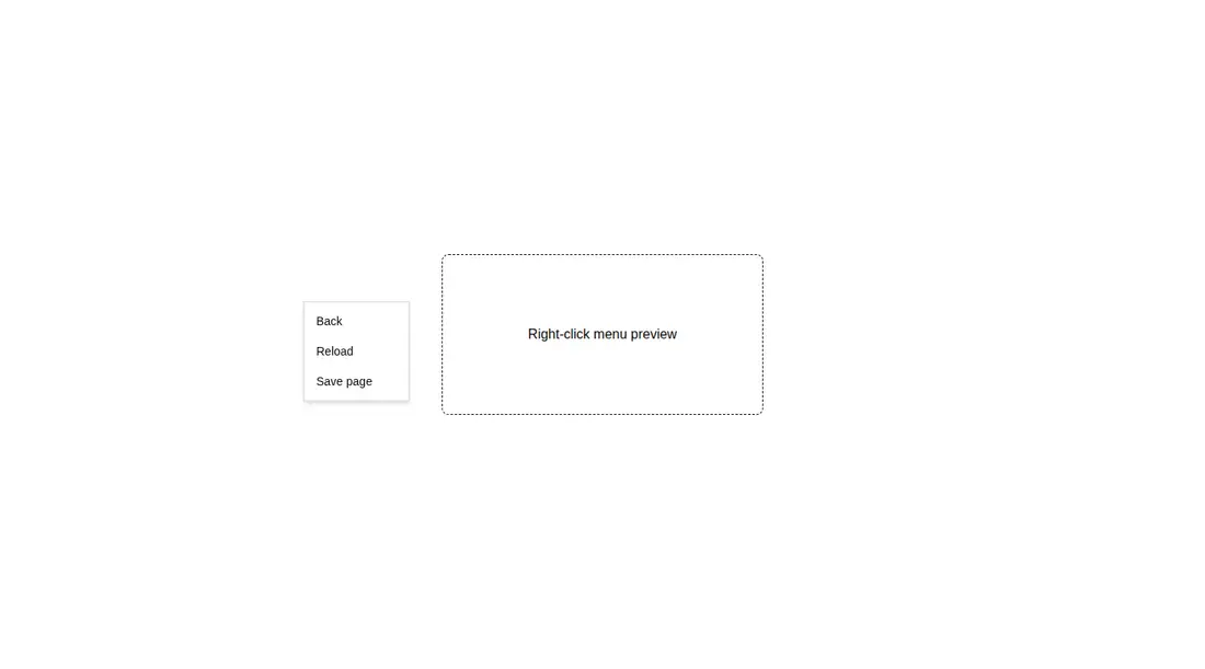 Harness screenshot of neobrutalism-context-menu at 1440 pixels wide