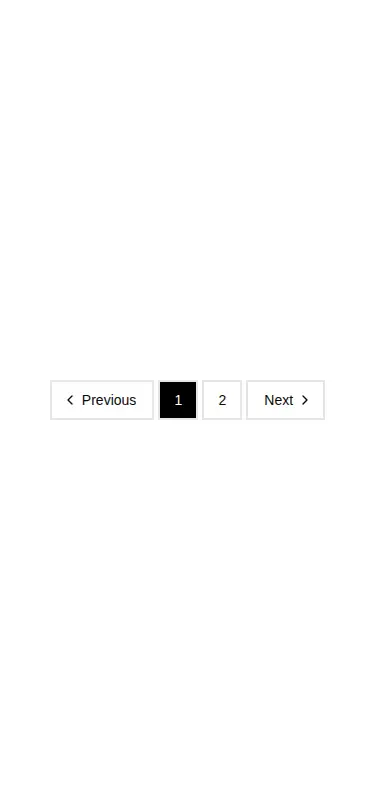 Harness screenshot of neobrutalism-pagination at 375 pixels wide