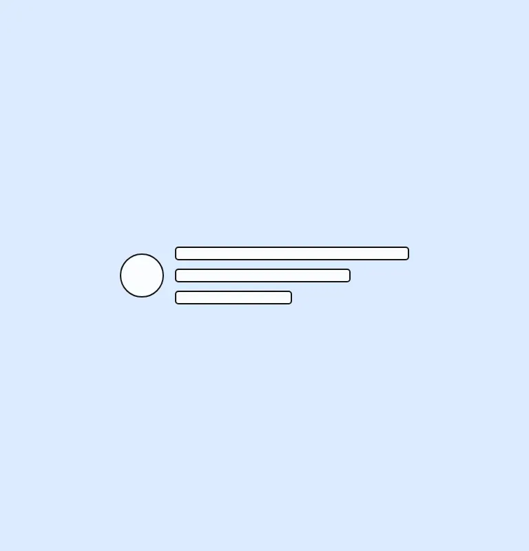 Harness screenshot of neobrutalism-skeleton at 768 pixels wide
