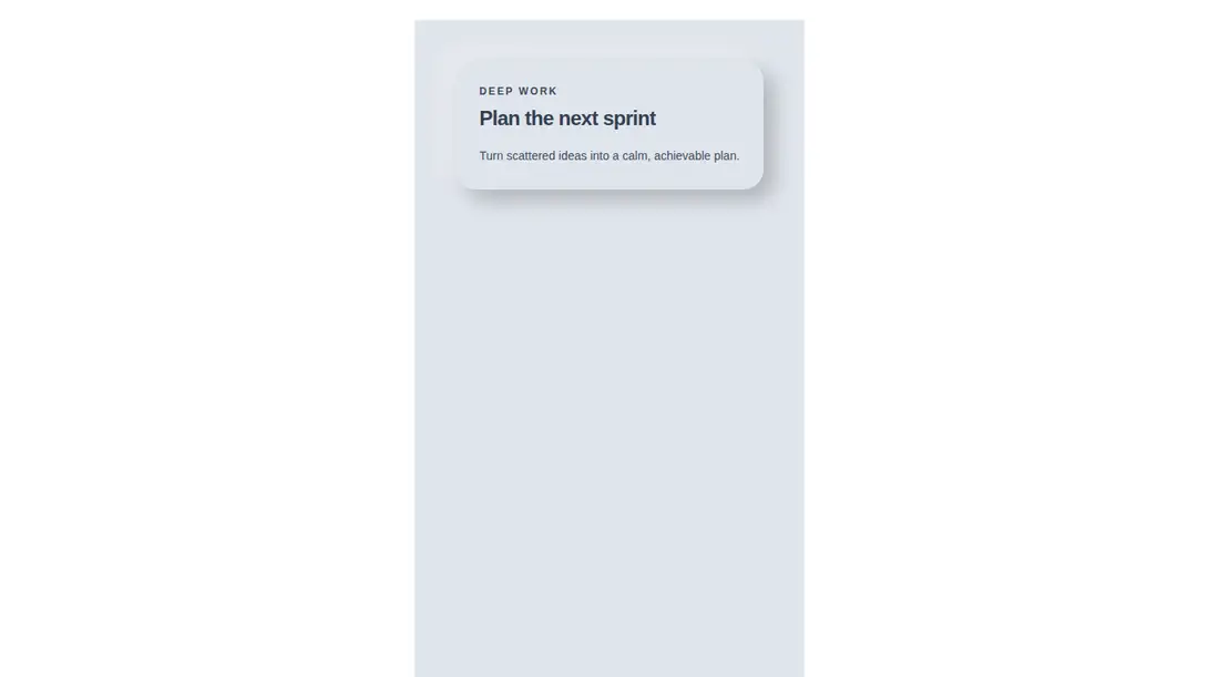 Harness screenshot of neu-card at 1440 pixels wide