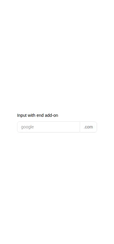 Harness screenshot of originui-input-15 at 375 pixels wide