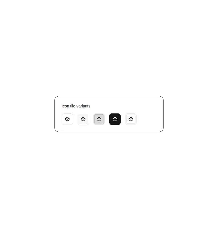 Harness screenshot of reui-icon-tile at 768 pixels wide