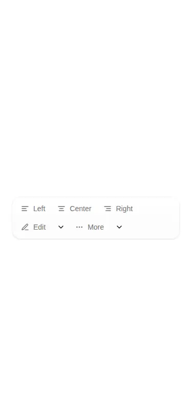 Harness screenshot of ruixen-action-toolbar at 375 pixels wide