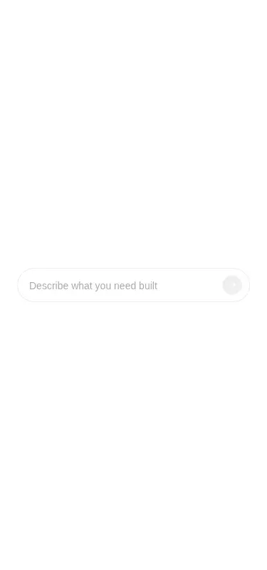 Harness screenshot of ruixen-ai-chat-input at 375 pixels wide