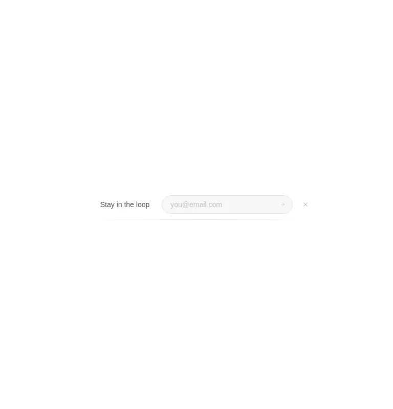 Harness screenshot of ruixen-banner-newsletter at 768 pixels wide