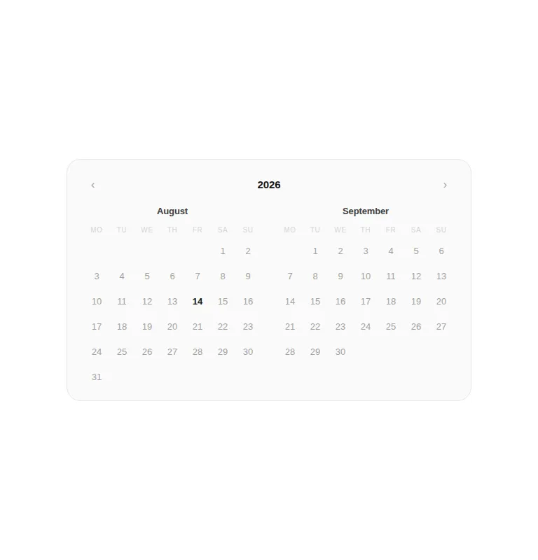 Harness screenshot of ruixen-calendar-crest at 768 pixels wide