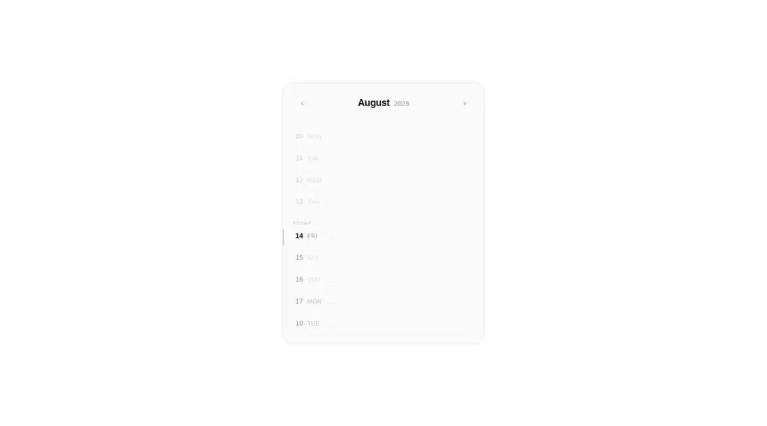 Harness screenshot of ruixen-calendar-planner at 1440 pixels wide